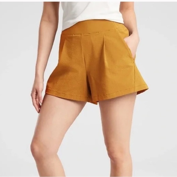 Athleta Textured Brooklyn Shorts - Picture 1 of 6